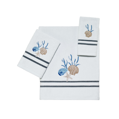 avanti linens Blue Lagoon Towel Collection Steel