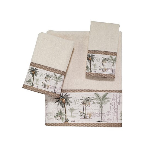 avanti linens Colony Palm Towel Collection Ivory