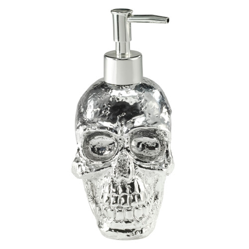avanti linens Electroplated Skull Lotion Dispenser