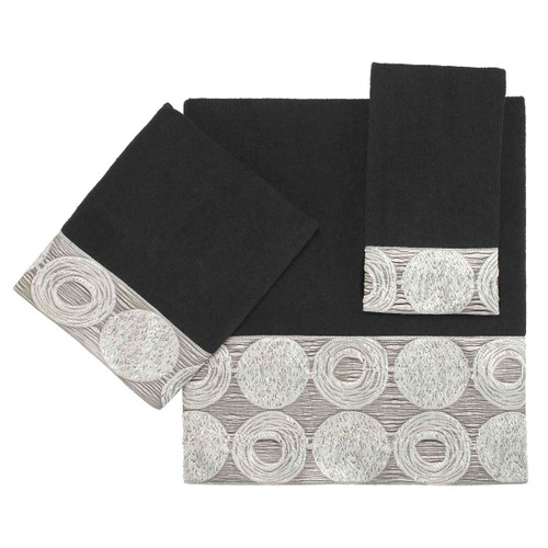 avanti linens Galaxy Towel Collection Black