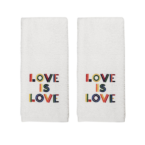 avanti linens Love Hand Towel 2 Pack