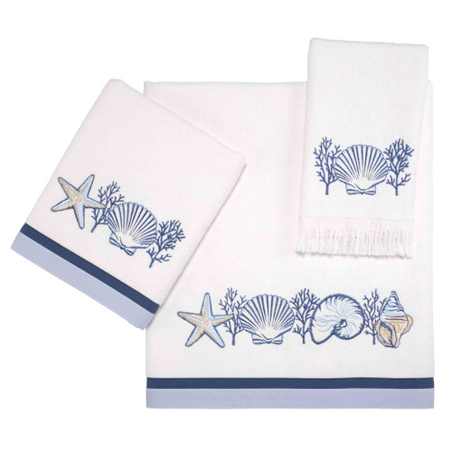 avanti linens Nassau Towel Collection White