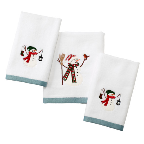 avanti linens Snowman Park Towel Collection