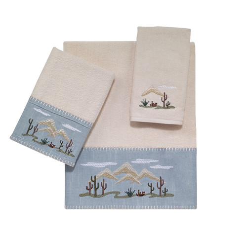 avanti linens Cactus Landscape Towel Collection Ivory