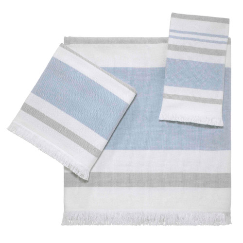 avanti linens Izod Clubhouse Stripe Towel Collection Blue