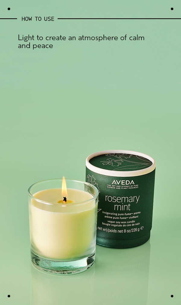 Aveda Rosemary Mint Vegan Soy Wax Candle