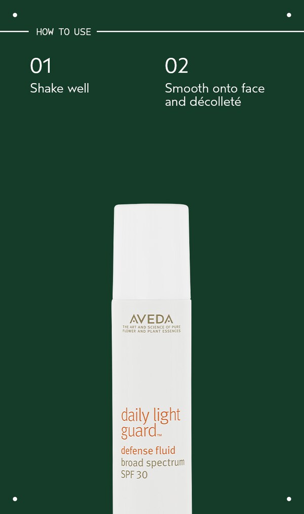 Aveda Daily Light Guard™ Defense Fluid Broad Spectrum Spf 30