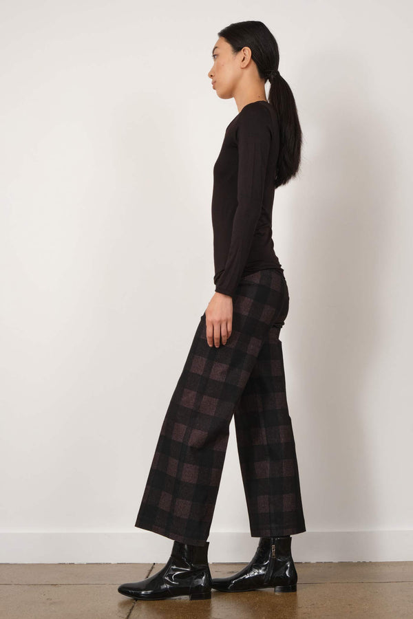 Avenue Montaigne ALEX Black Watch Red