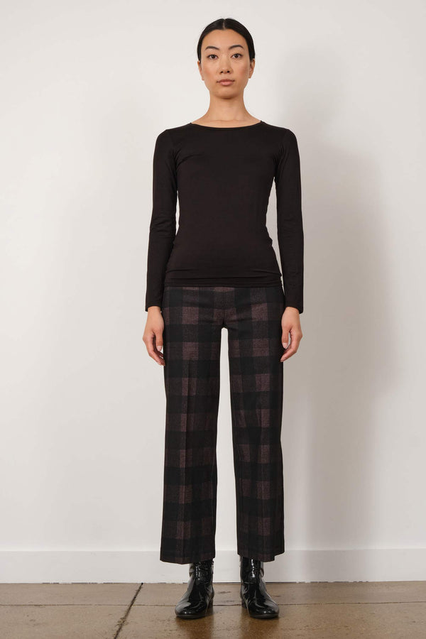 avenue montaigne ALEX Black Watch Red