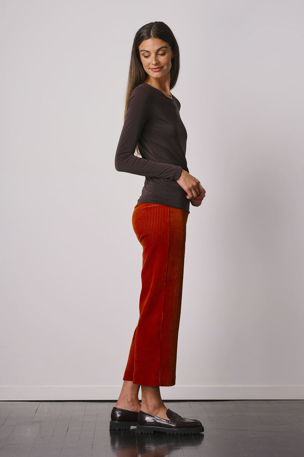 Avenue Montaigne ALEX Corduroy Rust