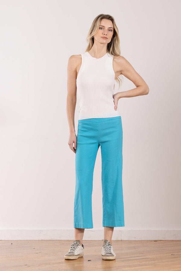 avenue montaigne ALEX Linen Aqua