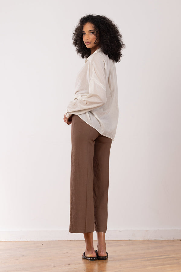 Avenue Montaigne ALEX Linen Cognac