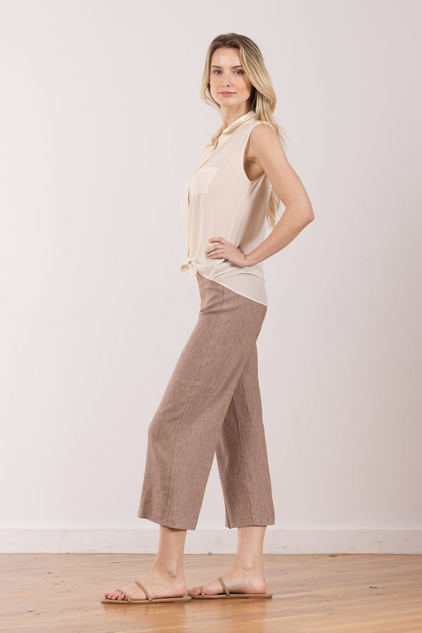 Avenue Montaigne ALEX Linen Earth