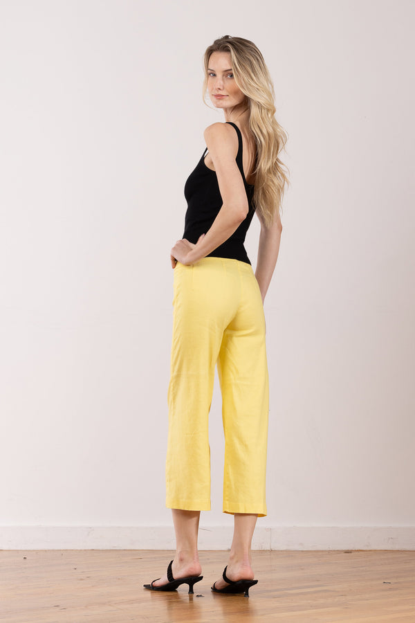 Avenue Montaigne ALEX Linen Lemon