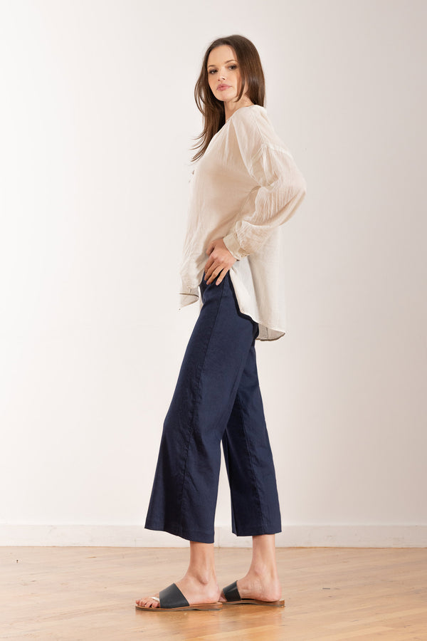 Avenue Montaigne ALEX Linen Navy