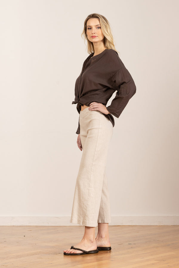 Avenue Montaigne ALEX Linen Oatmeal