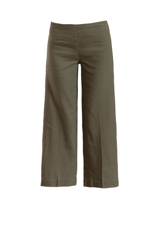 Avenue Montaigne ALEX Linen Olive Green