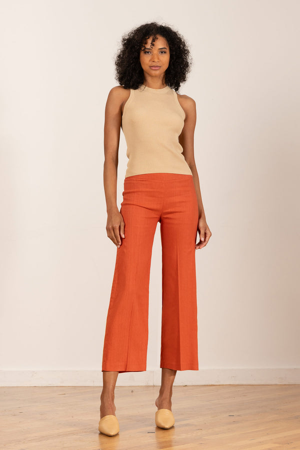 avenue montaigne ALEX Linen Saffron