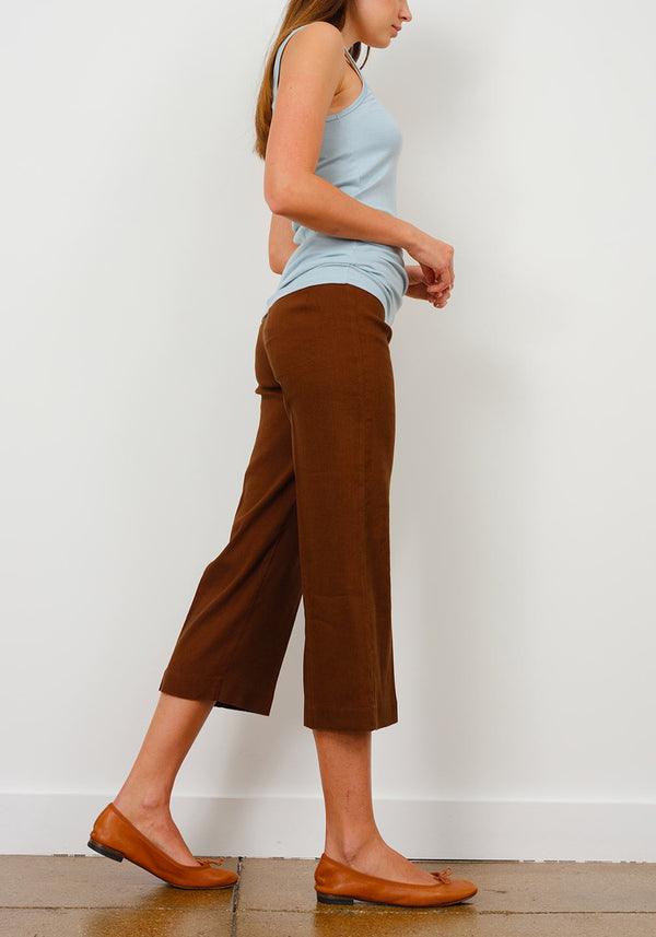 Avenue Montaigne ALEX Linen Tobacco