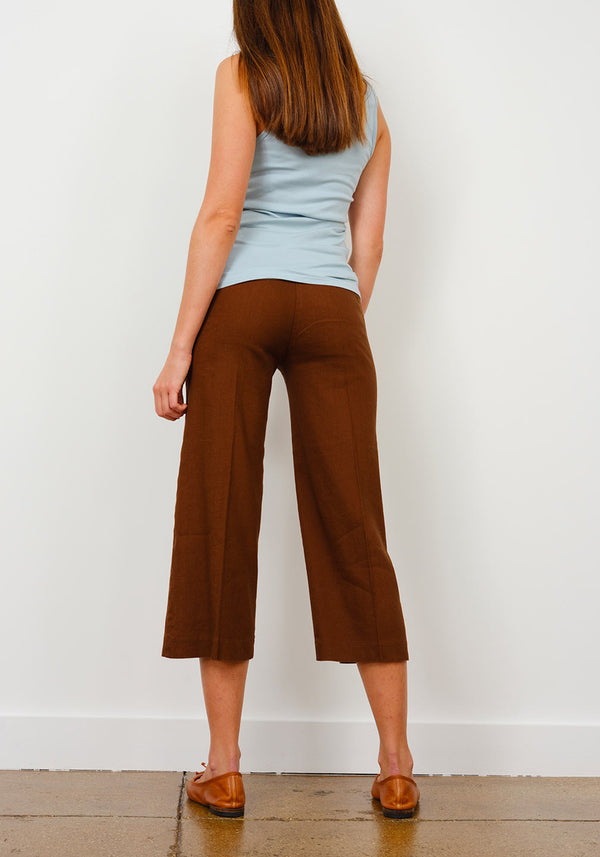 Avenue Montaigne ALEX Linen Tobacco