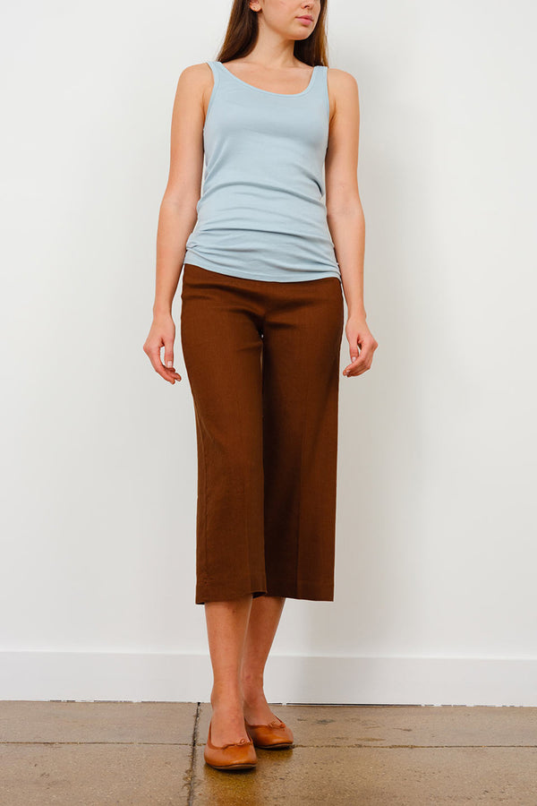 avenue montaigne ALEX Linen Tobacco