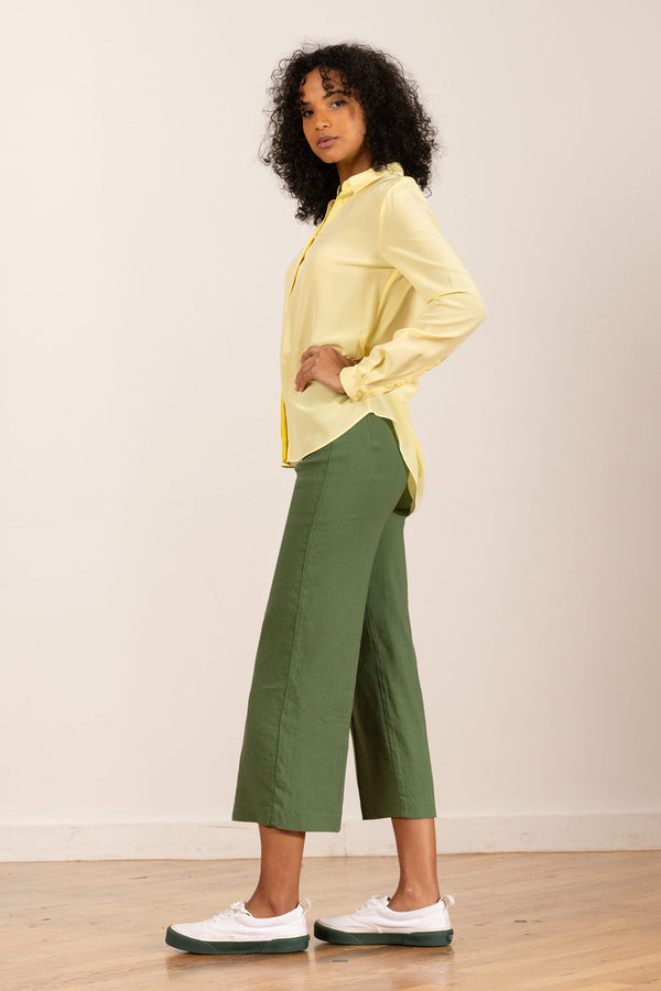 Avenue Montaigne ALEX Linen Verde