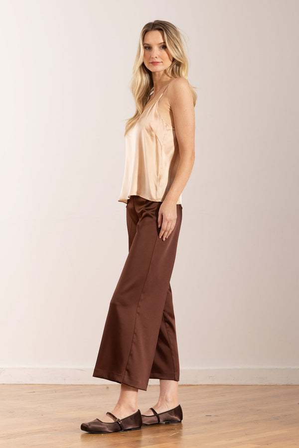 Avenue Montaigne ALEX Satin Brown