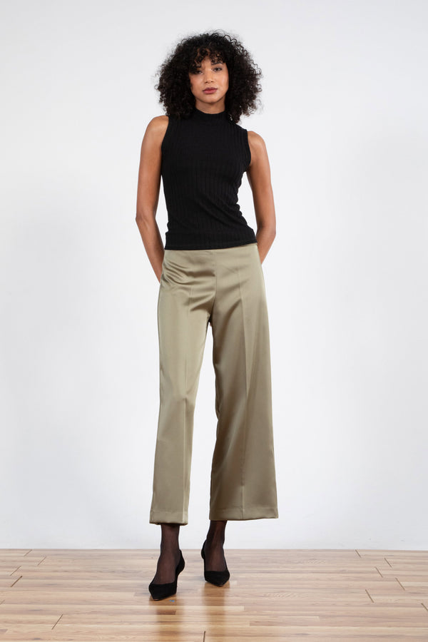 avenue montaigne ALEX Satin Olive Green