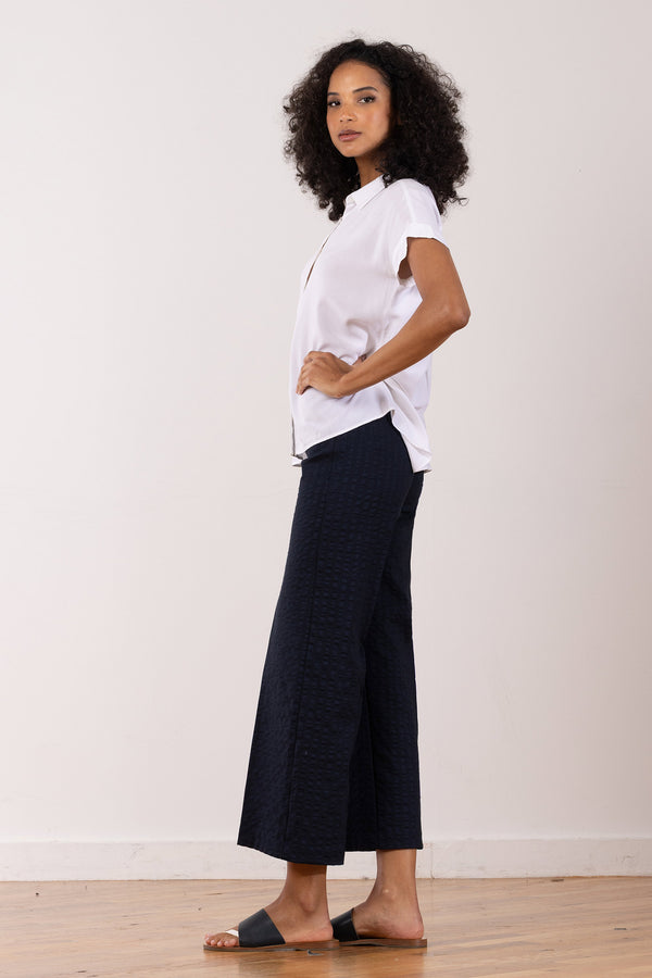 Avenue Montaigne ALEX Seersucker Navy