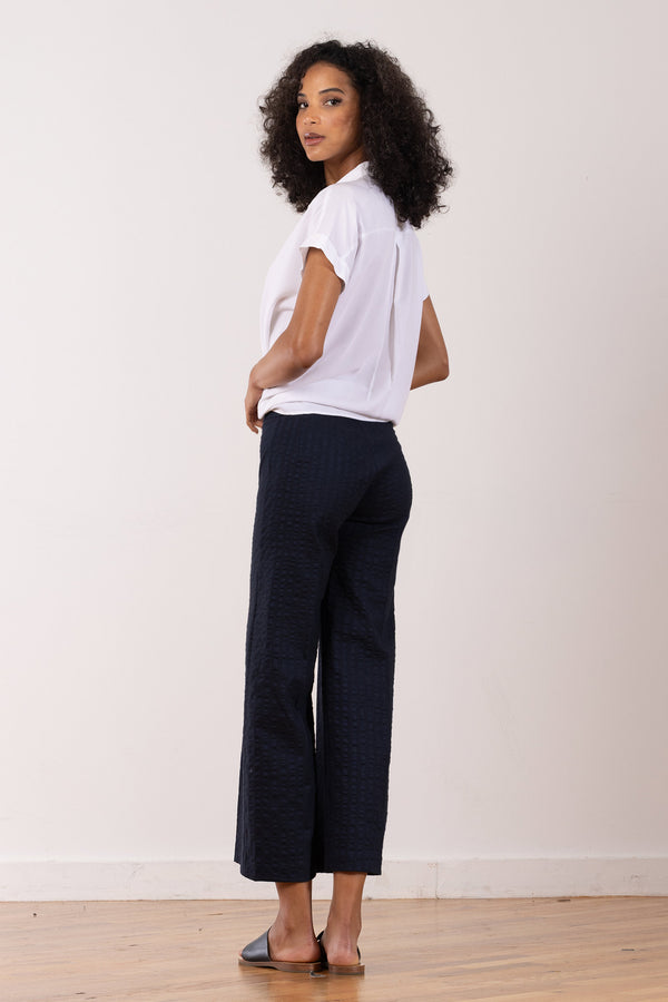 Avenue Montaigne ALEX Seersucker Navy