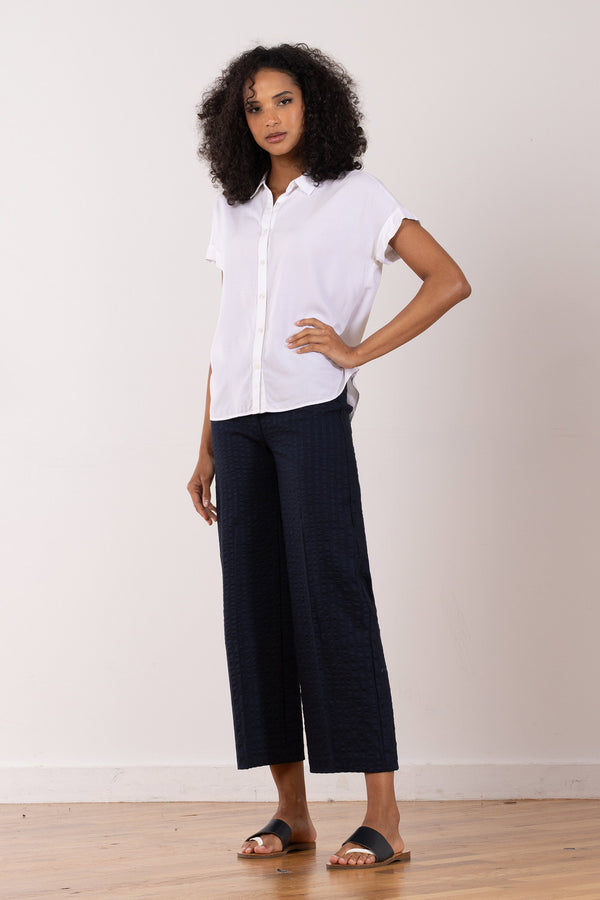 avenue montaigne ALEX Seersucker Navy