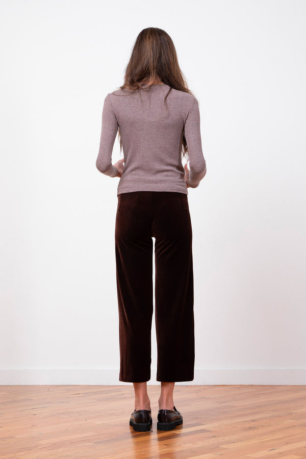 Avenue Montaigne ALEX Velvet Brown