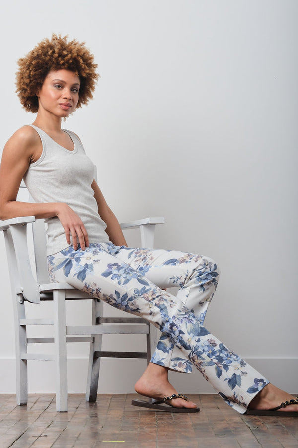 Avenue Montaigne BECCA Flowers Blue