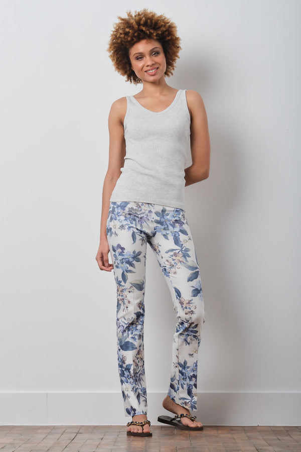 avenue montaigne BECCA Flowers Blue