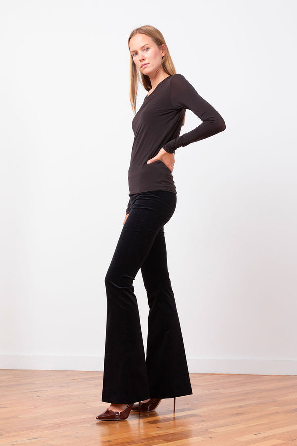 Avenue Montaigne BELLINI Fine Corduroy Black