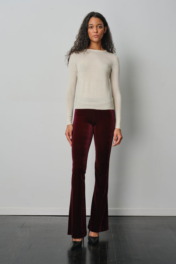 avenue montaigne BELLINI Velvet Burgundy