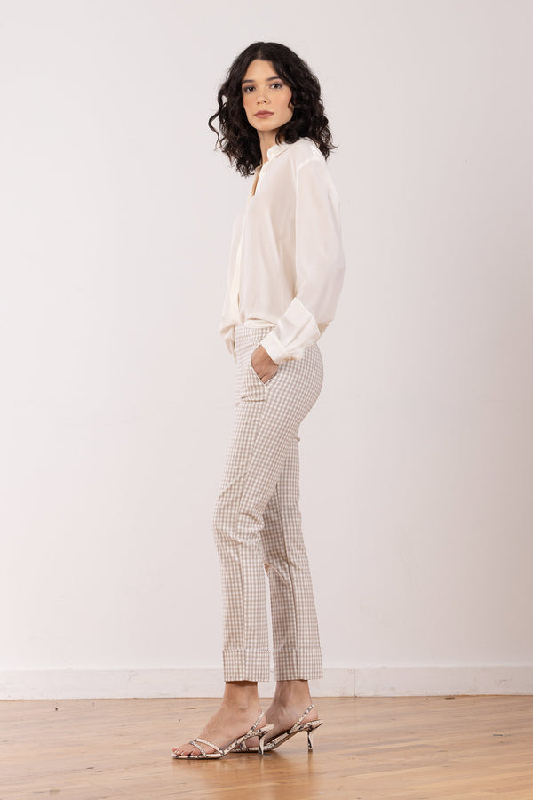 Avenue Montaigne BEN Check Beige