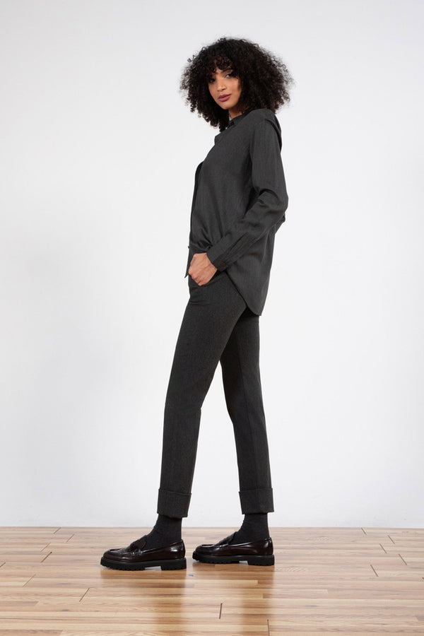 Avenue Montaigne BEN Flannel Charcoal