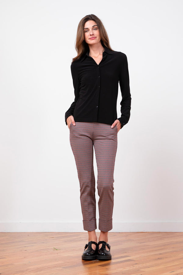 avenue montaigne BEN Houndstooth Plaid