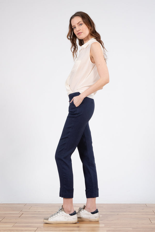 Avenue Montaigne BEN Linen Navy