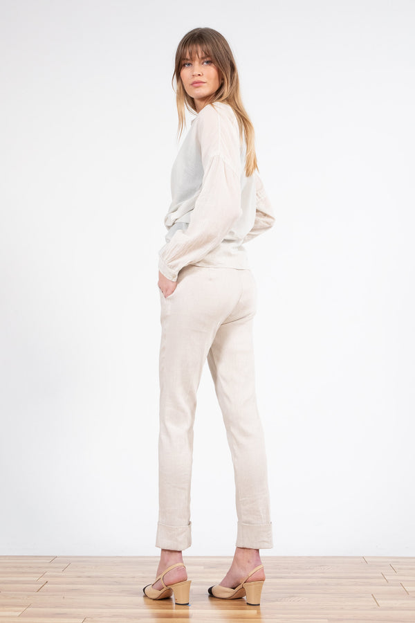 Avenue Montaigne BEN Linen Oatmeal