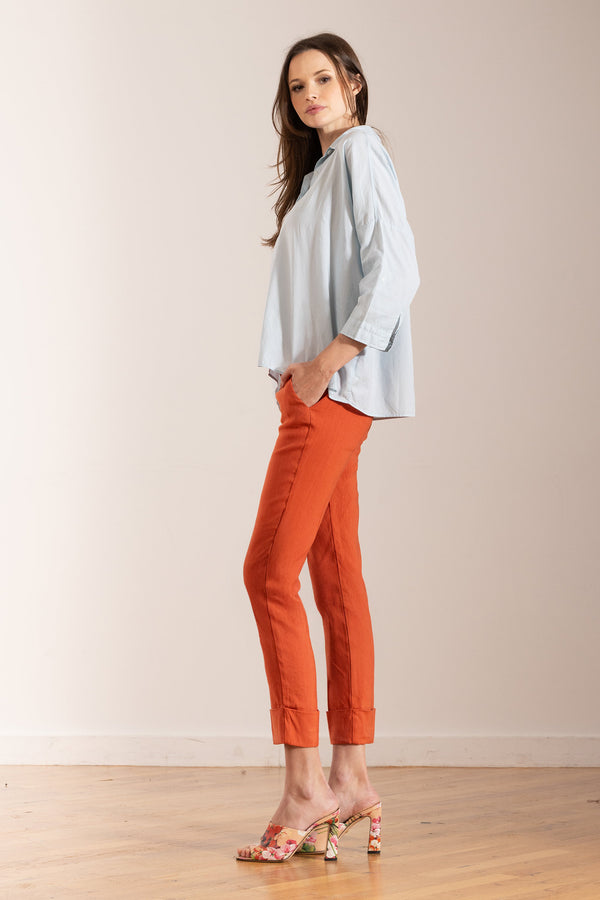 Avenue Montaigne BEN Linen Saffron