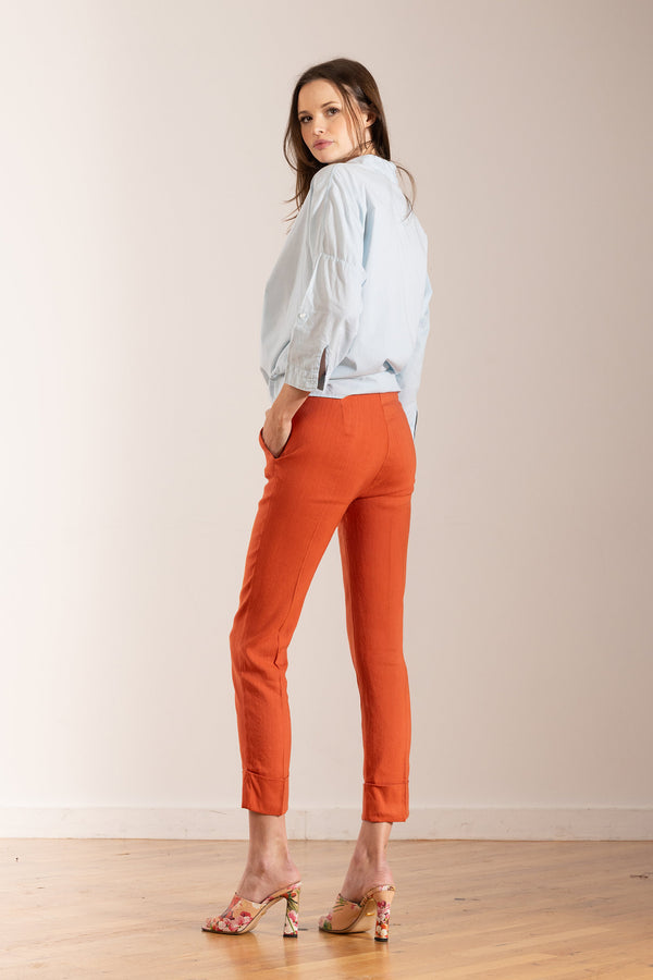 Avenue Montaigne BEN Linen Saffron