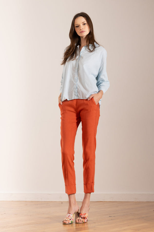 avenue montaigne BEN Linen Saffron