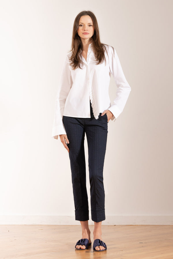 avenue montaigne BEN Seersucker Navy