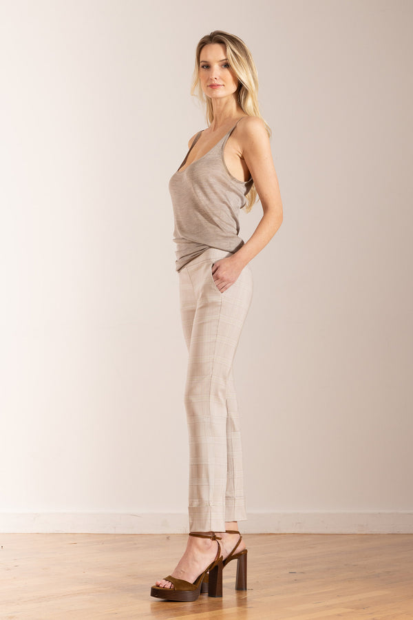 Avenue Montaigne BEN Wheat Plaid