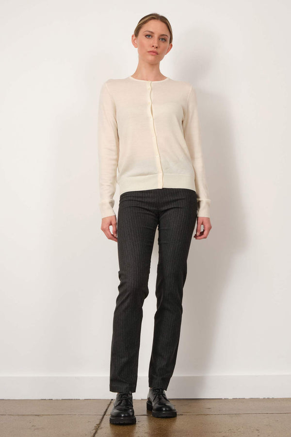 avenue montaigne BILLY Flannel Pinstripes Grey