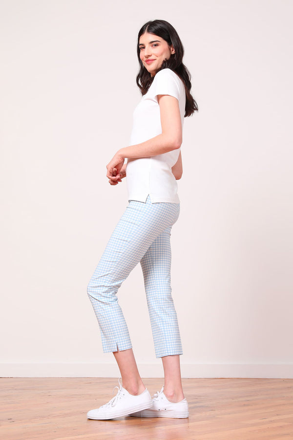 Avenue Montaigne BRIGITTE Check Baby Blue