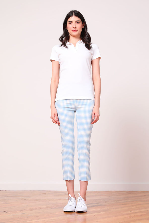 avenue montaigne BRIGITTE Check Baby Blue