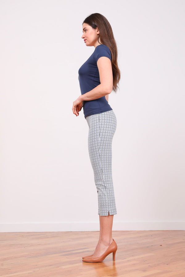 Avenue Montaigne BRIGITTE Houndstooth Slate